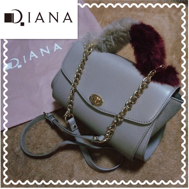 DIANA(ダイアナ)のDIANA ダイアナ 2way ショルダーバッグ ハンドバッグ レディースのバッグ(ショルダーバッグ)の商品写真