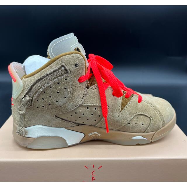 NIKE(ナイキ)のJORDAN 6 トラヴィス Travis ジョーダン6 PS 13c 19cm キッズ/ベビー/マタニティのキッズ靴/シューズ(15cm~)(スニーカー)の商品写真