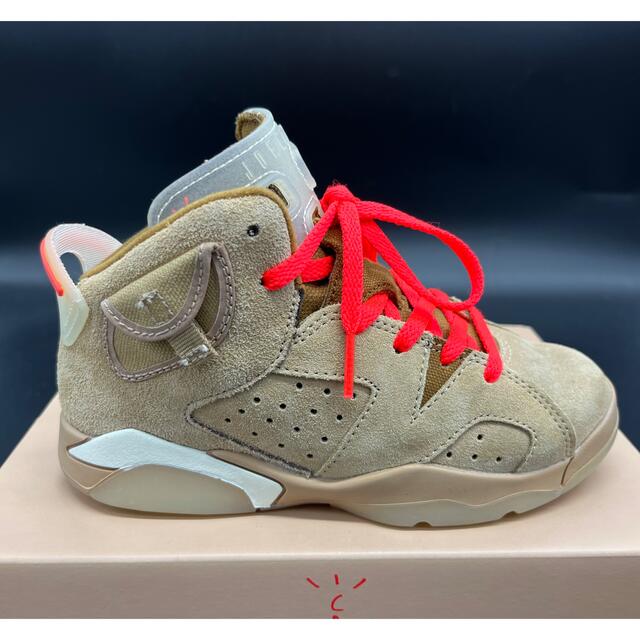 NIKE(ナイキ)のJORDAN 6 トラヴィス Travis ジョーダン6 PS 13c 19cm キッズ/ベビー/マタニティのキッズ靴/シューズ(15cm~)(スニーカー)の商品写真