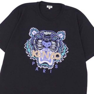 KENZO / ケンゾー | コットン タイガー ワッペン クルーネック スウェット | XL | レッド | メンズ