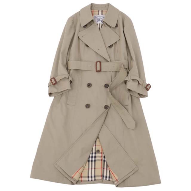 BURBERRY(バーバリー)のバーバリー コート トレンチコート 綿100％ 裏チェック アウター レディース メンズのジャケット/アウター(ステンカラーコート)の商品写真