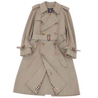 バーバリー(BURBERRY)のバーバリー コート トレンチコート メンズ コットン アウター 古着(ステンカラーコート)