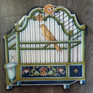 オランダ製 Makkum【マッカム】タイル 絵皿 飾り皿