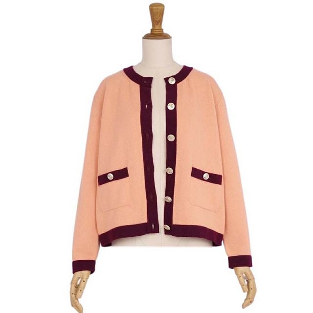 CHANEL - シャネル 20A カーディガン ココマークボタン カシミヤ CHANEL - シャネル 20A カーディガン ココマークボタン カシミヤ