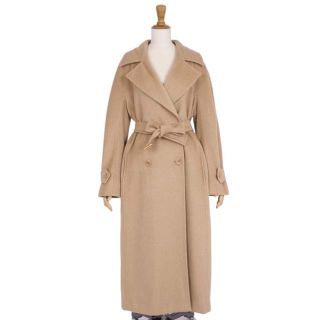 マックスマーラ(Max Mara)のマックスマーラ コート 白タグ ピュアキャメル オーバーサイズ レディース(ブルゾン)