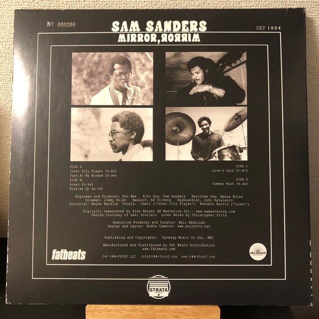 Sam Sanders Mirror, Mirror レコード 12インチ
