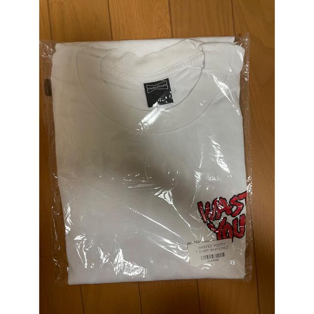 GDC(ジーディーシー)の激レア日本未発売　海外限定　WASTED YOUTH WHITE Tシャツ　XL メンズのトップス(Tシャツ/カットソー(半袖/袖なし))の商品写真