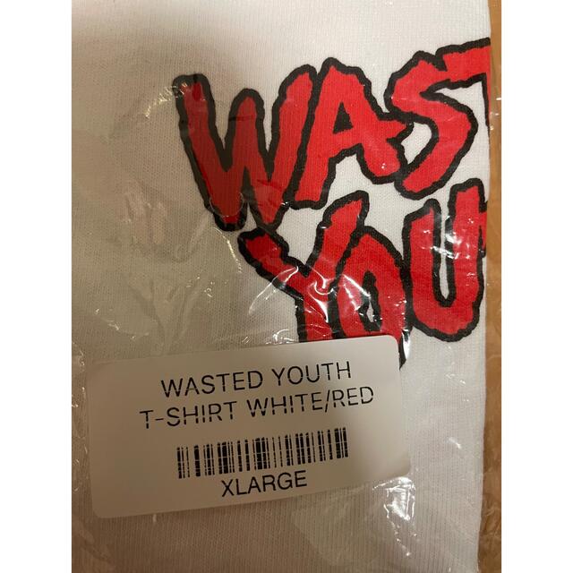 GDC(ジーディーシー)の激レア日本未発売　海外限定　WASTED YOUTH WHITE Tシャツ　XL メンズのトップス(Tシャツ/カットソー(半袖/袖なし))の商品写真