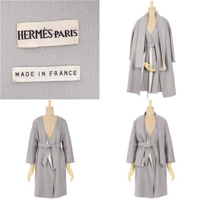 HERMES - エルメス マルジェラ期 カシミヤ レイヤード コート HERMES - エルメス マルジェラ期 カシミヤ レイヤード コート