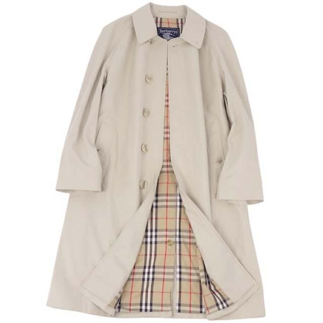 BURBERRY(バーバリー)のバーバリー コート 綿100％ ステンカラーコート バルマカーン メンズ 古着 メンズのジャケット/アウター(ステンカラーコート)の商品写真