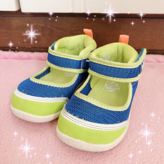 VANS(ヴァンズ)の☆VANS☆Baby サンダル☆ブルー×グリーン☆14cm☆ キッズ/ベビー/マタニティのベビー靴/シューズ(~14cm)(サンダル)の商品写真