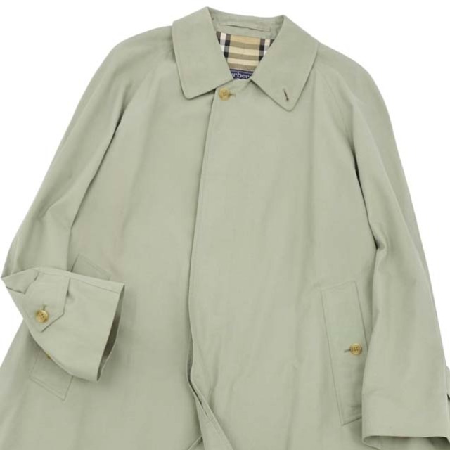 BURBERRY(バーバリー)のバーバリー  コート 英国製 ステンカラー バルマカーン 裏チェック コットン メンズのジャケット/アウター(ステンカラーコート)の商品写真