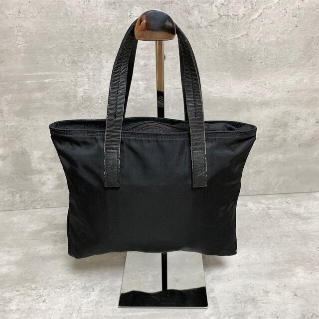 PRADA - PRADA プラダ 美品 ナイロン ミニトートバッグ NERO 三角ロゴ ...