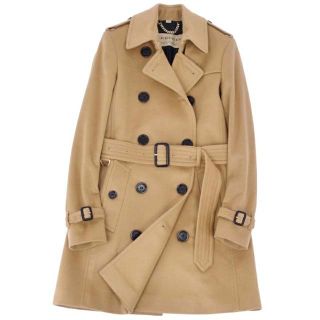 バーバリー(BURBERRY)のバーバリー コート トレンチコート ウール カシミヤ アウター レディース(ブルゾン)