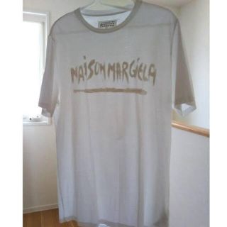 マルタンマルジェラ(Maison Martin Margiela)のマルジェラ 16SS ペンキロゴTEE サイズ48(Tシャツ/カットソー(半袖/袖なし))