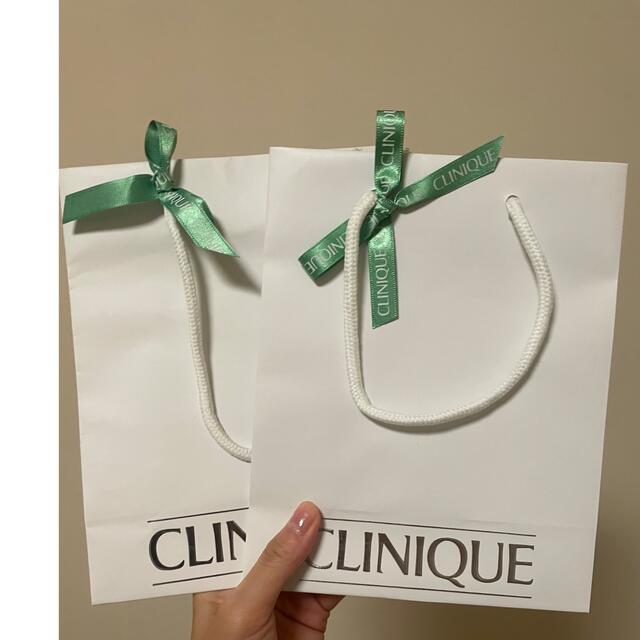 CLINIQUE(クリニーク)のクリニーク　CLINIQUE ショッパー　袋 レディースのバッグ(ショップ袋)の商品写真