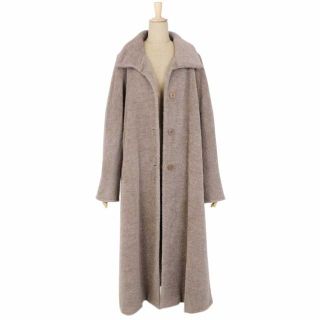 マックスマーラ(Max Mara)のマックスマーラ コート ロングコート 白タグ アルパカ ウール シャギー(ブルゾン)