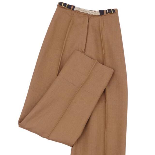 HERMES - 70's エルメス パンツ ワイドパンツ ○G刻印 HERMES - 70's エルメス パンツ ワイドパンツ ○G刻印