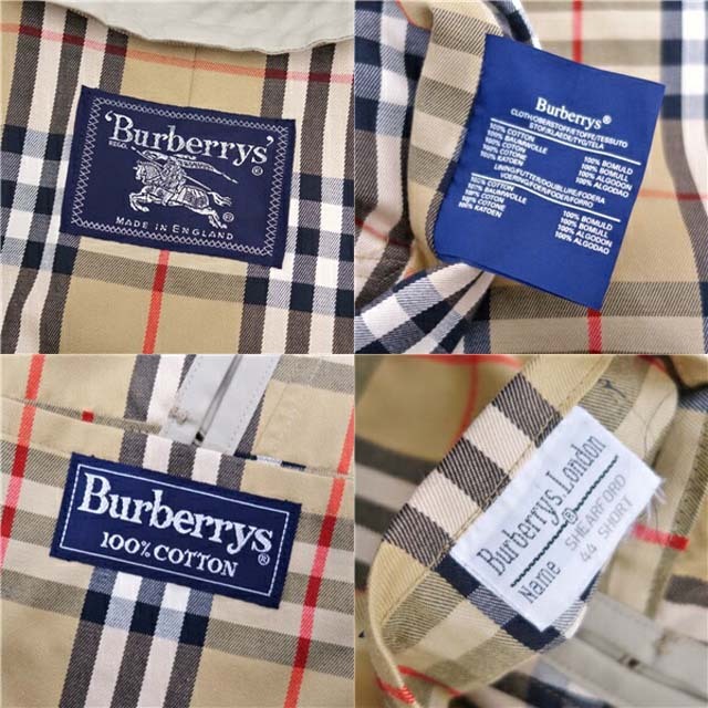 BURBERRY(バーバリー)のバーバリー コート 英国製 ステンカラーコート バルマカーン メンズ コットン メンズのジャケット/アウター(ステンカラーコート)の商品写真