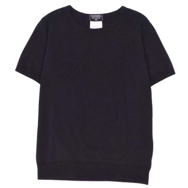 CHANEL - シャネル ニット 96P ココマーク 半袖 ショート CHANEL - シャネル ニット 96P ココマーク 半袖 ショート