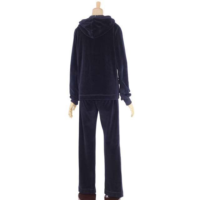 CELINE - セリーヌ セットアップ ジップアップ ベロア パーカー CELINE - セリーヌ セットアップ ジップアップ ベロア パーカー