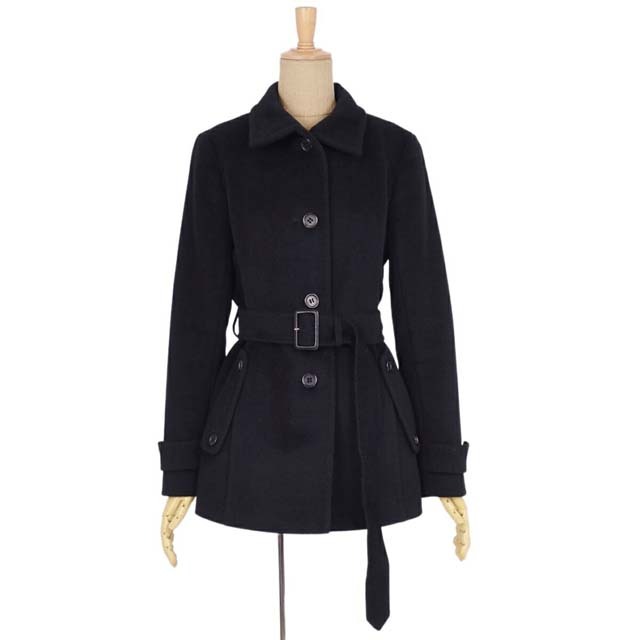 BURBERRY - バーバリー ロンドン コート ステンカラー ショート レディース アンゴラ