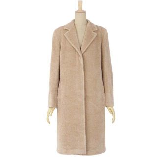 マックスマーラ(Max Mara)のマックスマーラ コート ロングコート シャギー アルパカ ウール アウター(ブルゾン)