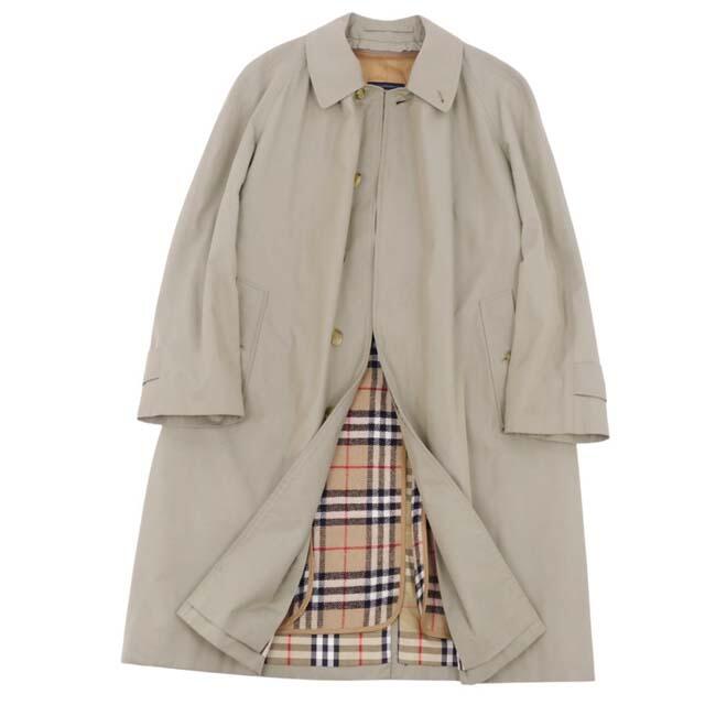 BURBERRY(バーバリー)のバーバリー ステンカラーコート バルマカーンコート 英国製 ライナー付き メンズ メンズのジャケット/アウター(ステンカラーコート)の商品写真