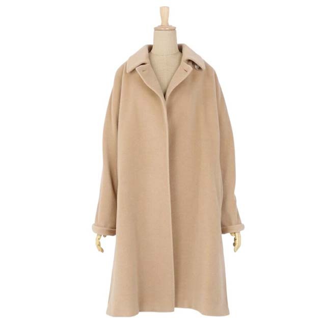 Max Mara(マックスマーラ)のマックスマーラ コート ロングコート ウール カシミヤ 白タグ アウター レディースのジャケット/アウター(ブルゾン)の商品写真