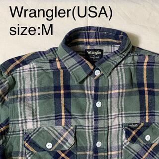 ラングラー(Wrangler)のWrangler(USA)ビンテージコットンヘビーフランネルシャツ(シャツ)