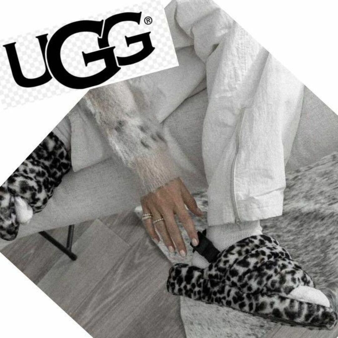 UGG(アグ)の激レア・入手困難✨美品✨26～26.5相当✨UGGｘSTAMPD コラボ✨レオパ レディースの靴/シューズ(サンダル)の商品写真