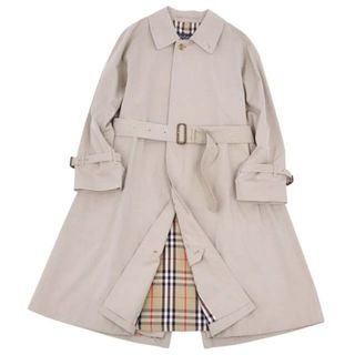 バーバリー(BURBERRY)のバーバリー 一枚袖 英国製 ベルト付き ステンカラーコート バルマカーン メンズ(ステンカラーコート)