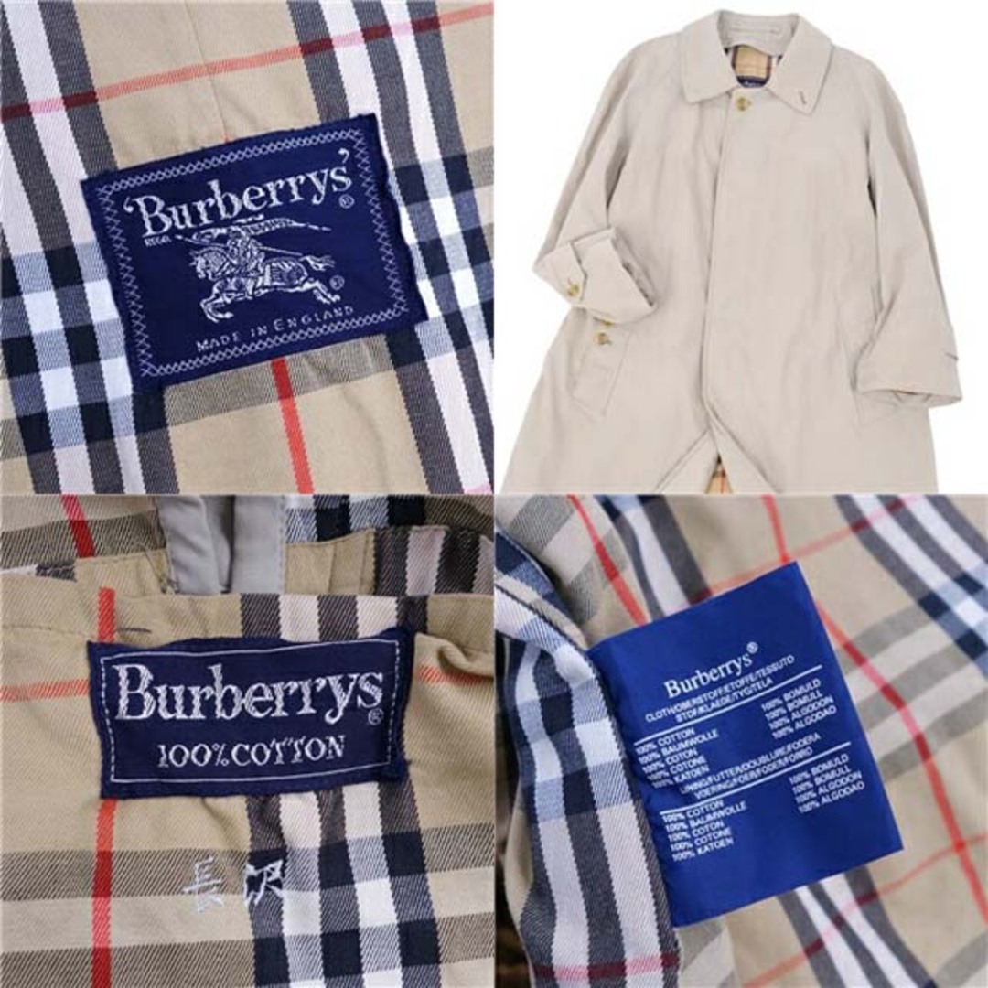 BURBERRY(バーバリー)のバーバリー ステンカラーコート バルマカーンコート 英国製 綿100％ アウター メンズのジャケット/アウター(ステンカラーコート)の商品写真