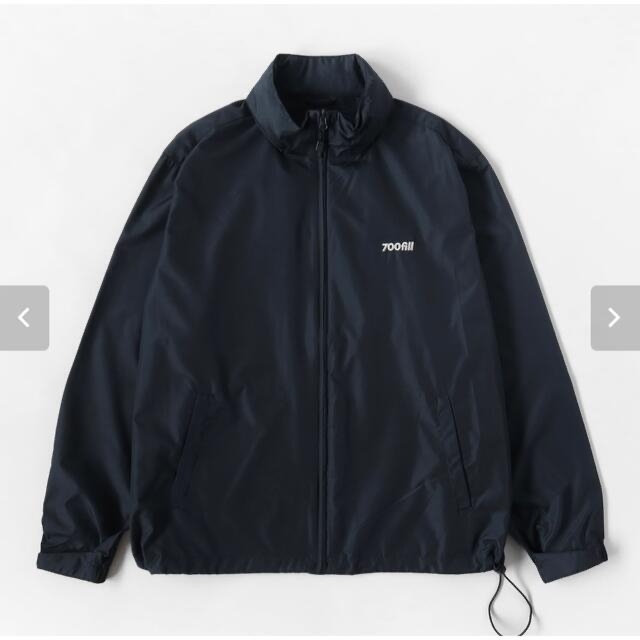 700fill navy track jacket Lサイズナイロンジャケット