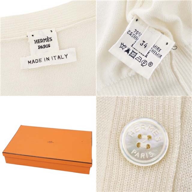 Hermes - エルメス ニット アンサンブル カシミヤ シルク カーディガン