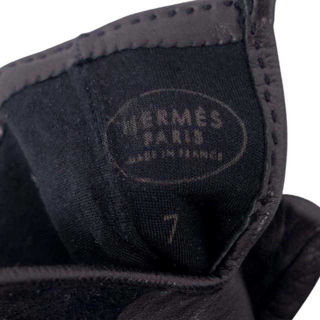 HERMES - エルメス グローブ コリエドシアン メドール金具 HERMES - エルメス グローブ コリエドシアン メドール金具