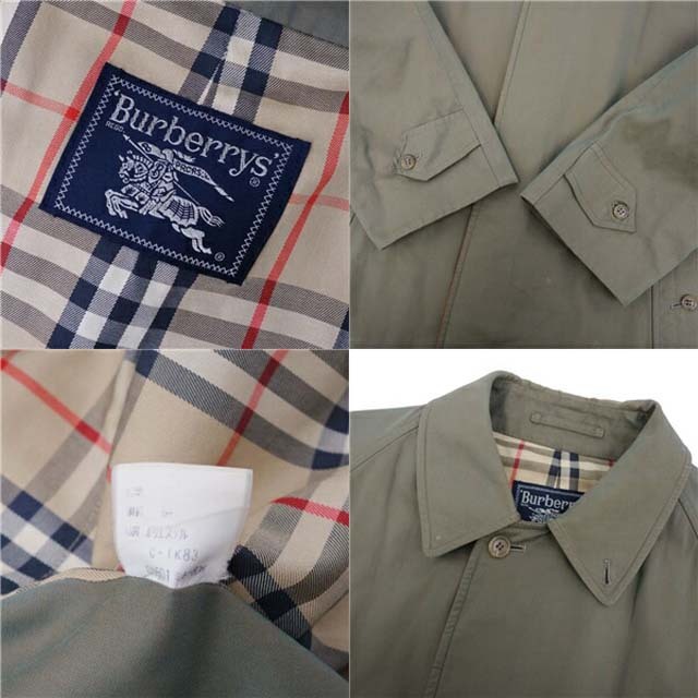 BURBERRY(バーバリー)のバーバリー ステンカラーコート バルマカーンコート 綿100％ アウター メンズ メンズのジャケット/アウター(ステンカラーコート)の商品写真