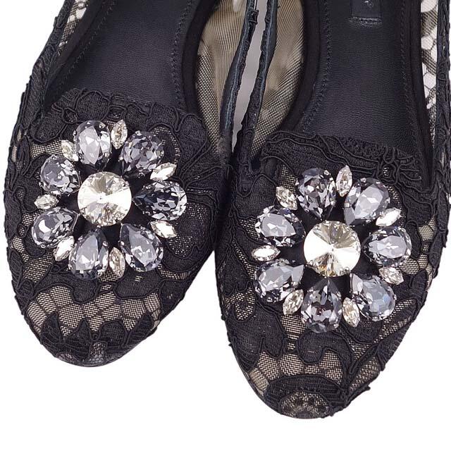 DOLCE＆GABBANA　ドルチェ\u0026ガッバーナ　ビジュー　エナメル　パンプス