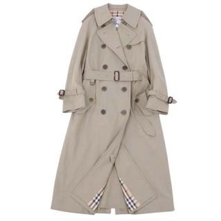 バーバリー(BURBERRY)のバーバリー コート トレンチコート レディース コットン アウター 古着(ブルゾン)