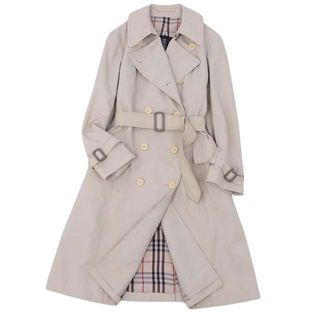 バーバリー(BURBERRY)のバーバリー コート トレンチコート レディース 裏チェック アウター 古着(ブルゾン)