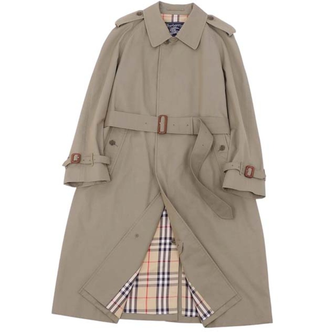 BURBERRY(バーバリー)のバーバリー コート シングル トレンチコート メンズ コットン アウター 古着 メンズのジャケット/アウター(ステンカラーコート)の商品写真