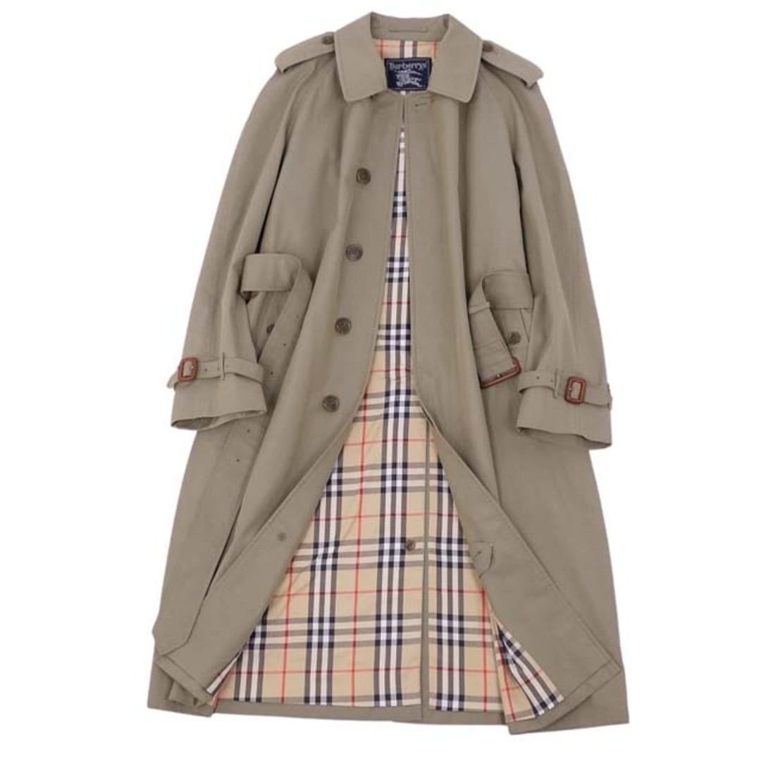 BURBERRY(バーバリー)のバーバリー コート シングル トレンチコート メンズ コットン アウター 古着 メンズのジャケット/アウター(ステンカラーコート)の商品写真