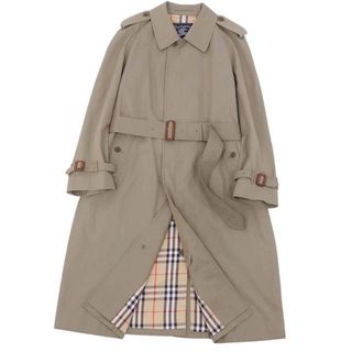 バーバリー(BURBERRY)のバーバリー コート シングル トレンチコート メンズ コットン アウター 古着(ステンカラーコート)