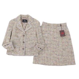 エトロ(ETRO)のエトロ セットアップ スーツ ジャケット スカート ツイード コットン(スーツ)