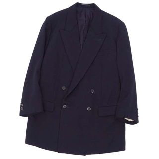 ヨウジヤマモト(Yohji Yamamoto)のヨウジヤマモト ジャケット ダブルブレスト ウール ギャバジン 無地(ステンカラーコート)