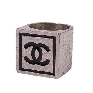 シャネル(CHANEL)のシャネル リング ココマーク 02A 指輪 スクエア レディース 14号(リング(指輪))