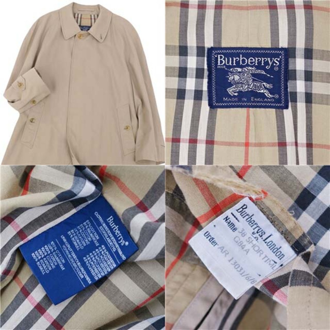BURBERRY(バーバリー)のバーバリー コート 英国製 ステンカラー バルマカーン メンズ アウター メンズのジャケット/アウター(ステンカラーコート)の商品写真