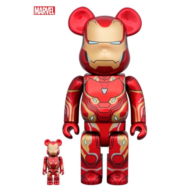 その他BE@RBRICK IRON MAN MARK 50 100％ & 400％