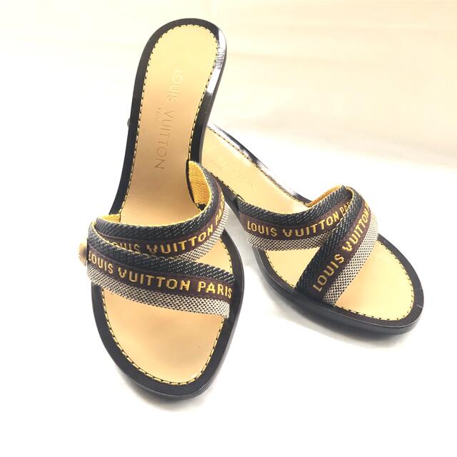 全国送料無料】LOUIS VUITTON ルイヴィトン ミュール♯35 1/2-