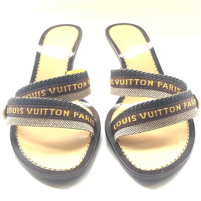 全国送料無料】LOUIS VUITTON ルイヴィトン ミュール♯35 1/2-